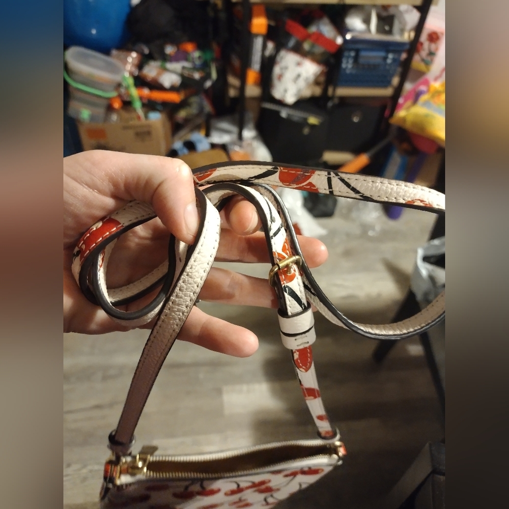 Coach Kitt Crossbody With Cherry Print - Picture 12 of 14